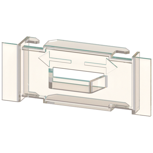 accessory for Switch disconnector with fuses In-line design, plug-in, NH1 Internal terminal cover fo
