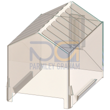 accessory for Switch disconnector with fuses In-line design, plug-in, NH2, 3 Terminal cover for 2 an