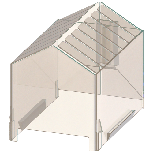 accessory for Switch disconnector with fuses In-line design, plug-in, NH2, 3 Terminal cover for 2 an