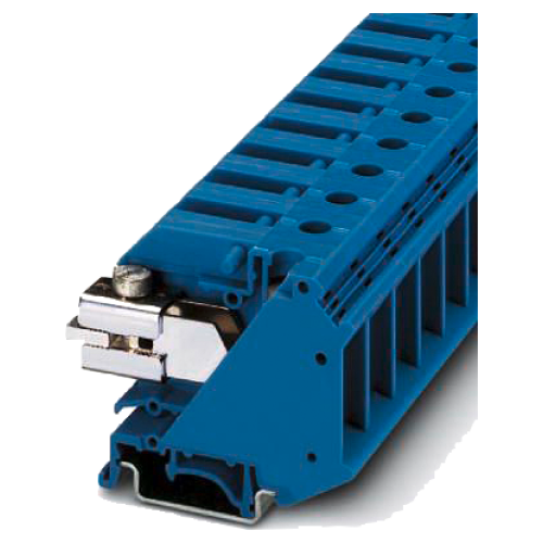 N conductor isolating terminal for installation terminal, conductor cross-section 35 mm2 color blue