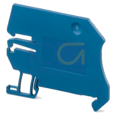 Support bracket for installation terminal, color blue, for screw connection