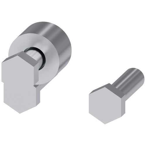 Accessory for in-line fuse switch disconnectors size NH2-3, assembly kit flat terminal