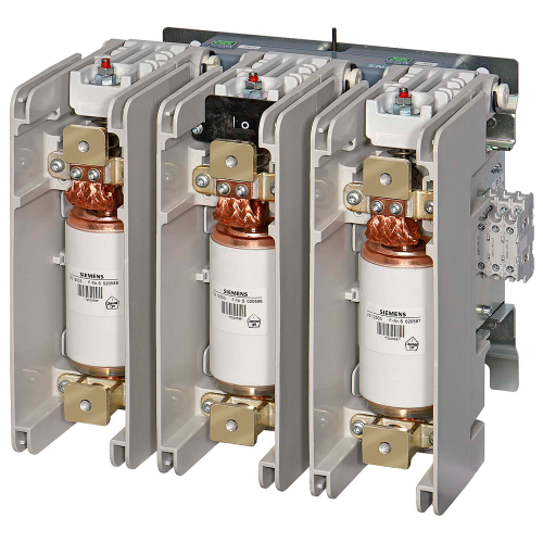 Vacuum Contactor 3TM three-pole rated voltage (Ur) 12kV (BIL 75kV / PFWV 28kV) rated normal current (Ir) 450A rated short-circuit breaking current ...