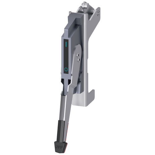 Operator kit with Bowden cable Max-Flex operator handle single, black=OFF, red=ON