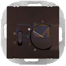 STYLE,,ROOM THERMOSTAT,CHOCOLATE