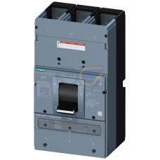 circuit breaker 3VA5 UL frame 1200 breaking capacity class  H 65kA @ 480 V 3-pole, line protection TM230,  FTAM, In=800A overload protection Ir=800...