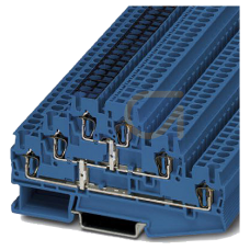 N three-tier terminal 2.5 mm2 spring-loaded terminal blue 1 potential