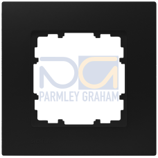 DELTA miro Frame 1-fold Color Soft Black Dimensions 90x90 mm