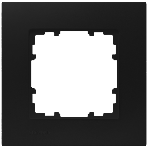 DELTA miro Frame 1-fold Color Soft Black Dimensions 90x90 mm