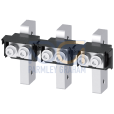 Rear connection stud flat, 3 units, vertical connection