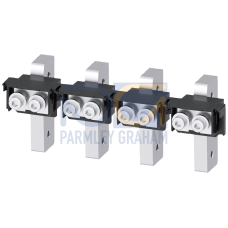 Rear connection stud flat, 4 units, vertical connection