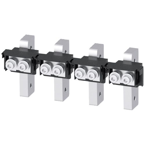 Rear connection stud flat, 4 units, vertical connection