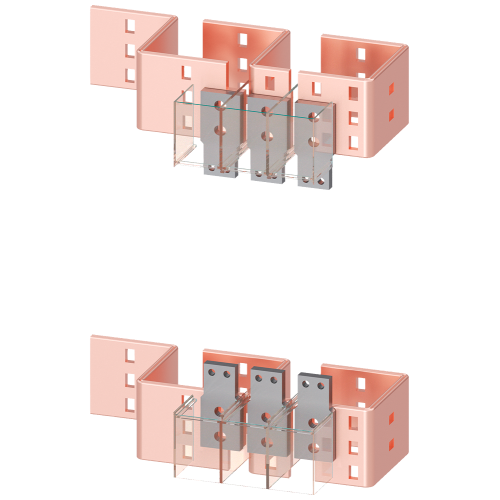 bus connector extended front mounted; 3 units accessory for: 3VA57/58; 3VA67/68