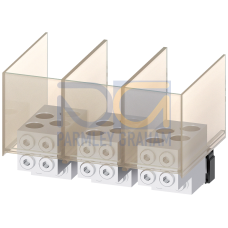 circular conduc. terminal TA6.2 4 x 1/0&brvbar;500 kcmil for 4 cables; 3 units accessory for: circuit breaker, 3-pole 3VA57; 3VA67