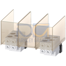 Circular conductor terminal TA6.2 4x 1/0 - 500 kcmil for 4 cables, 2 units
