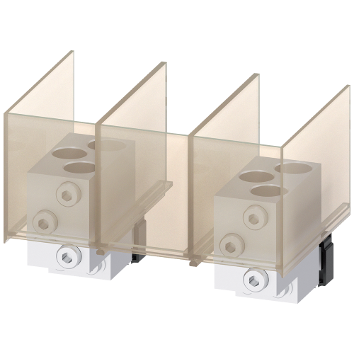 Circular conductor terminal TA6.1 3x 500 - 750 kcmil for 3 cables, 2 units