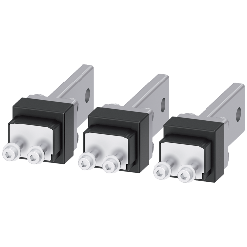 Rear connection stud flat short, 1 unit for 3VA57/58/67/68, 3-pole