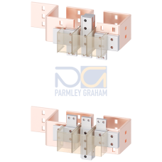 Front bus connectors extended 3 units for 100% rated MCCB for 3VA57/58/59/67/68/69
