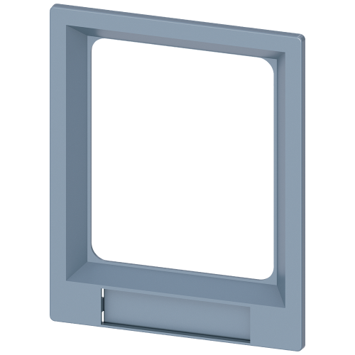 Cover frame for door cutout for circuit breakers 3VA57/58/59, 3VA67/68/69