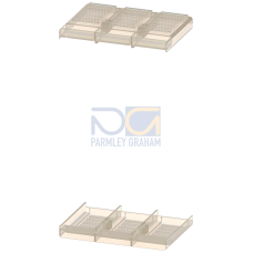 Terminal cover short 3-pole, 2 units for 3VA57/58/67/68, 3-pole