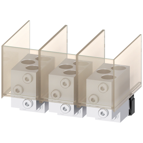 Circular conductor terminal TA6.1 3x 500 - 750 kcmil for 3 cables, 3 units