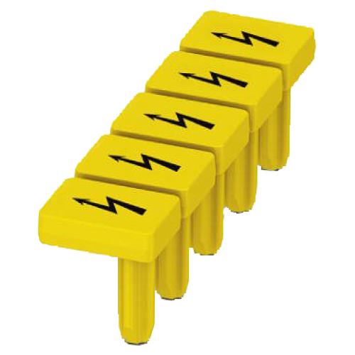 WARNING COVERS 5,2MM, YELLOW