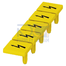 WARNING COVERS 10,2MM, YELLOW