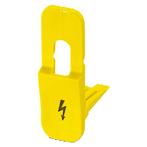 WARNING COVERS 16MM, YELLOW