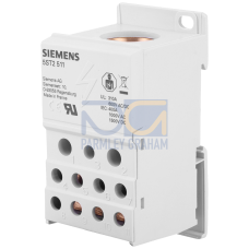 Distribution block 1-pole, 400 A, 690V Input: 1x 95-185 mm2 Output: 2x2.5-25+5x 2.5-16+4x 2.5-10 mm2