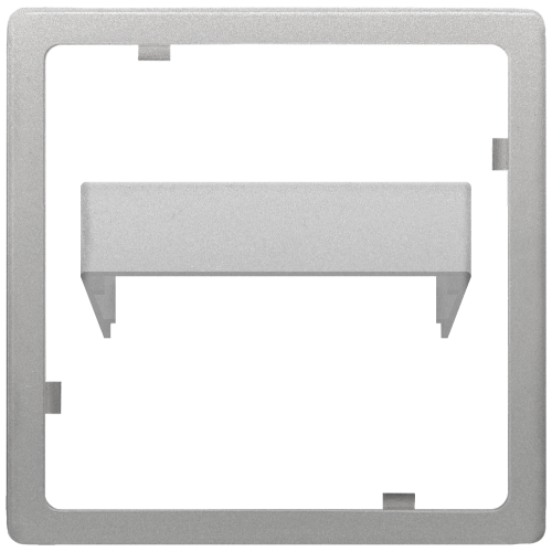 Delta style, Motion detector adapter frame, platinum metallic