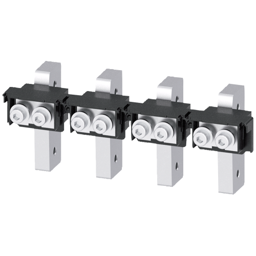 Rear connection stud flat, 4 units, vertical connection