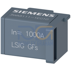 Accessory circuit breaker 3WA, Option Plug LSIG GFs 1000 A, UL listed, Basic protective function LT, ST, INST, GF, Rated current 1000 A (Ground fau...