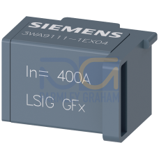 Accessory circuit breaker 3WA, Option Plug LSIG GFx 400 A, UL listed, Basic protective function LT, ST, INST, GF, Rated current 400 A (Ground fault...