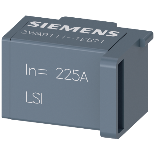 Accessory circuit breaker 3WA, Option Plug LSI 225 A, UL listed, Basic protective function LT, ST, INST, Rated current 225 A