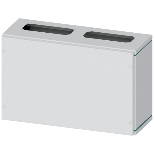 ALPHA 630, distribution box, IP43, Protection class 1, H: 350 mm, W: 550 mm, T: 210 mm, RAL 7035