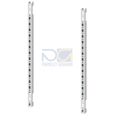 ALPHA 160 DIN, longitudinal stays for mounting assembly kits, H=450, 1 set=2 stays