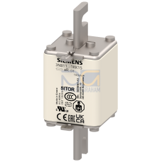 SITOR fuse link 200 A aR 600 V DC/1250 V VSI 750 V DC UL @MBC 3.5xIn