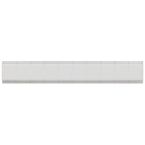 Labeling plate, flat, width: 4.2 mm, snap-on mounting, white, 1.5 mm2