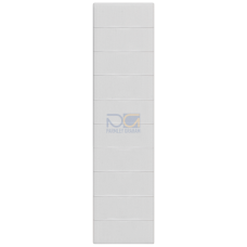 Labeling plate, front, width: 4.2 mm, snap-on mounting, white, 1.5 mm2