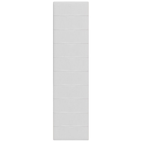 Labeling plate, front, width: 4.2 mm, snap-on mounting, white, 1.5 mm2