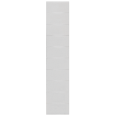 Labeling plate, front, width: 5.2 mm, snap-on mounting, white, 2.5 mm2