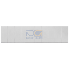 Labeling plate, front, width: 4.2 mm, snap-on mounting, white, 1.5 mm2