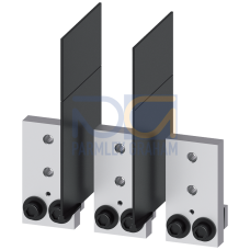 Front bus connectors extended 3 units short for 3VA15; 3VA25