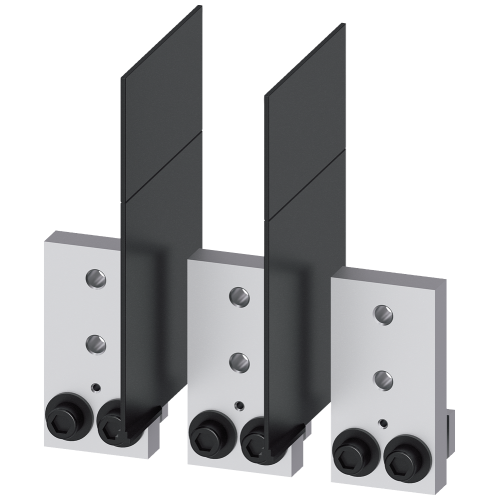 Front bus connectors extended 3 units short for 3VA15; 3VA25
