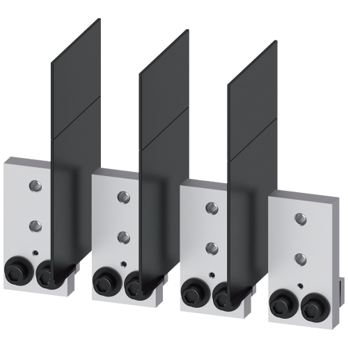 Front bus connectors extended 4 units short for 3VA15; 3VA25