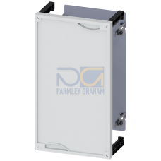 ALPHA 400/630 DIN, assembly kit, mounting panel with front cover closed, H=450