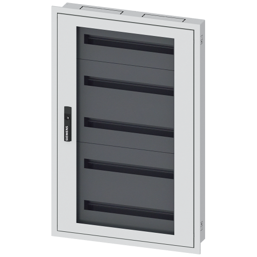 ALPHA 125 UNIVERSAL, wall-mounted cabinet, Flush-mounting, with distribution board panel, IP31, Prot