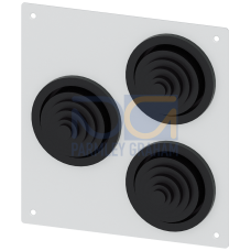 ALPHA 1250 DIN flange plate with 3 x rubber sleeve 8HC6900 IP55