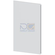 ALPHA, door half, left, IP31, H: 1400 mm, W: 775 mm, RAL 9016, protection class 1