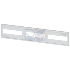 ALPHA 630 DIN, cover, height=150 mm, width=750 mm, cutout 3x 12 MW